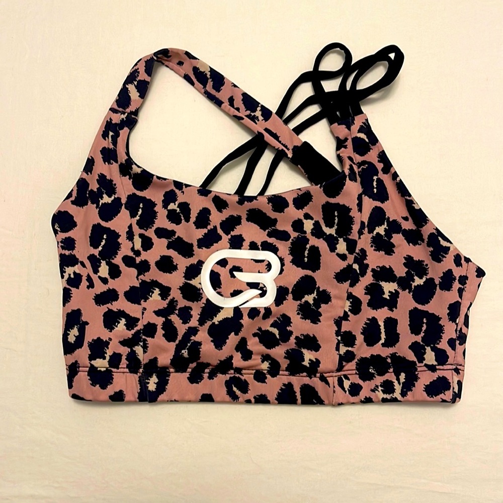 Cyclebar Cheetah Print Sports Bra